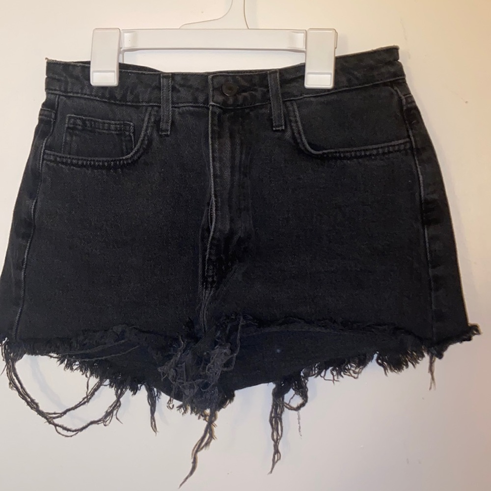 Black high waisted shorts